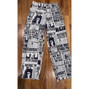 Pottery Barn Teen Harry Potter Small Daily Prophet Newspaper Pajama Bottom